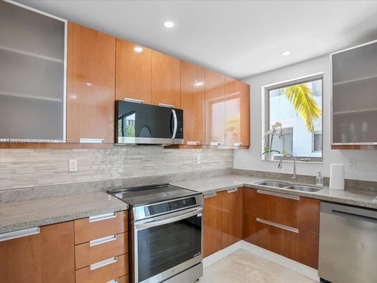 Interior, Kitchen, Recessed Lighting, Stainless Steel Appliances
