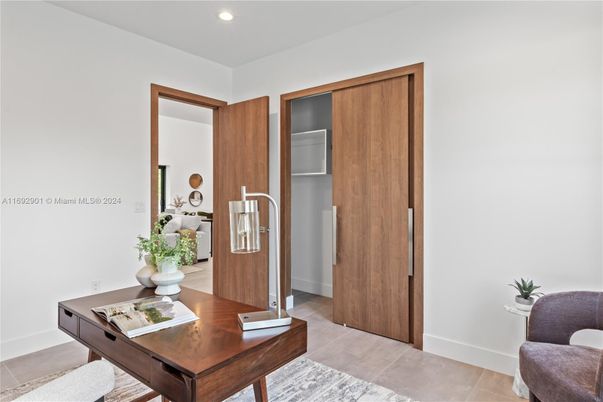 Home Office, Interior, Recessed Lighting