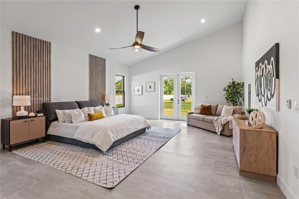 Bedroom, Interior, Recessed Lighting