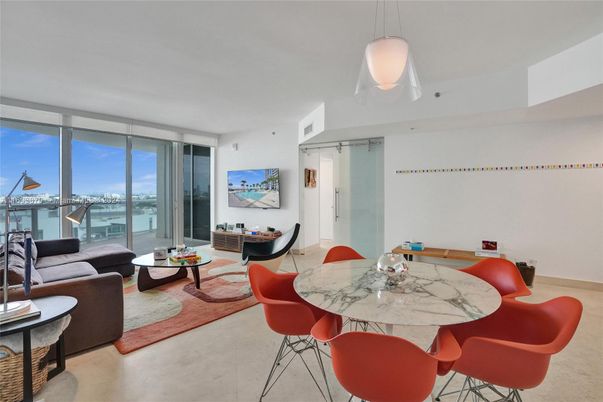 Dining room, Interior, Living room, Pendant Lights, Water