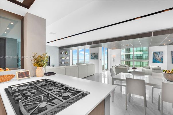 Dining room, Interior, Kitchen, Living room, Recessed Lighting, Water