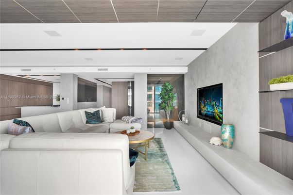 Interior, Living room, Recessed Lighting