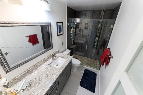 Bathroom, Glass Shower, Interior