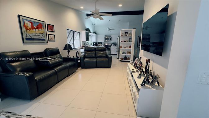 Interior, Kitchen, Living room, Recessed Lighting