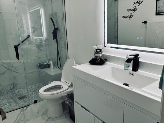 Bathroom, Glass Shower, Interior, Marble, Marble Walls