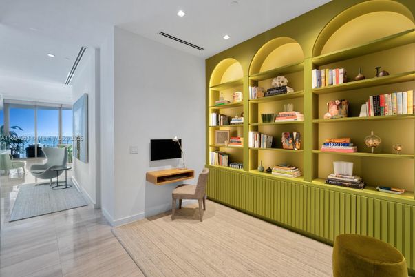 Home Office, Interior, Recessed Lighting