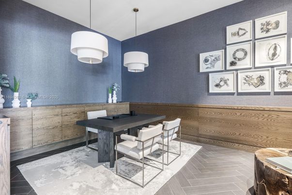 Dining room, Interior, Pendant Lights