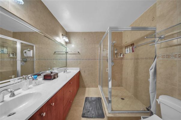 Bathroom, Dual Sink Vanities, Glass Shower, Interior