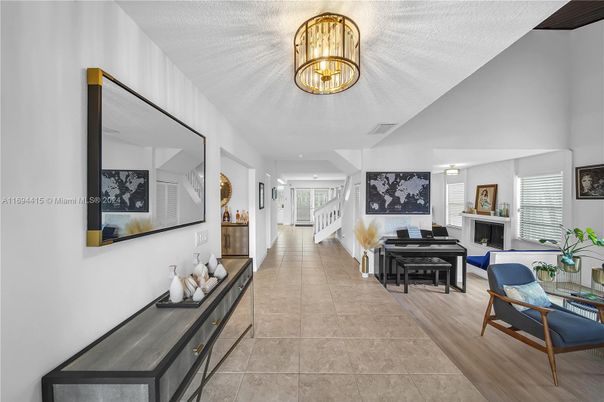 Fireplace, Interior, Piano, Wood Texture Flooring