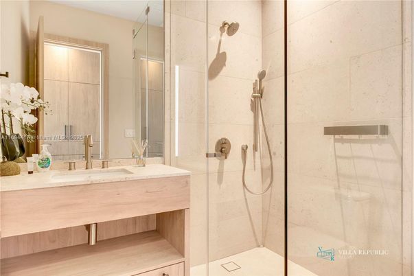Bathroom, Glass Shower, Interior