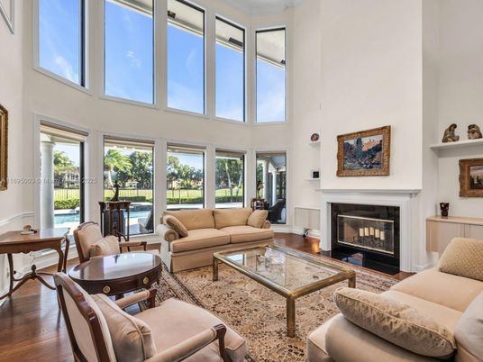 Fireplace, Interior, Living room, Sun Room, Wood Texture Flooring