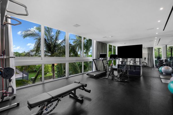 Fitness Equipment, Gym, Interior, Recessed Lighting