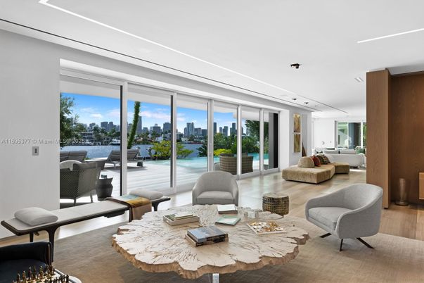 Interior, Living room, Recessed Lighting, Water, Wood Texture Flooring