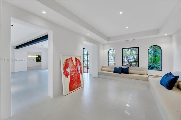 Interior, Living room, Recessed Lighting