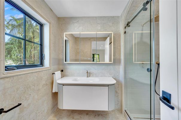 Bathroom, Glass Shower, Interior