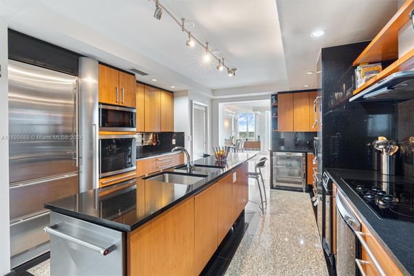 Interior, Kitchen, Recessed Lighting, Stainless Steel Appliances