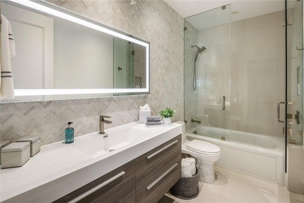 Bathroom, Glass Shower, Interior
