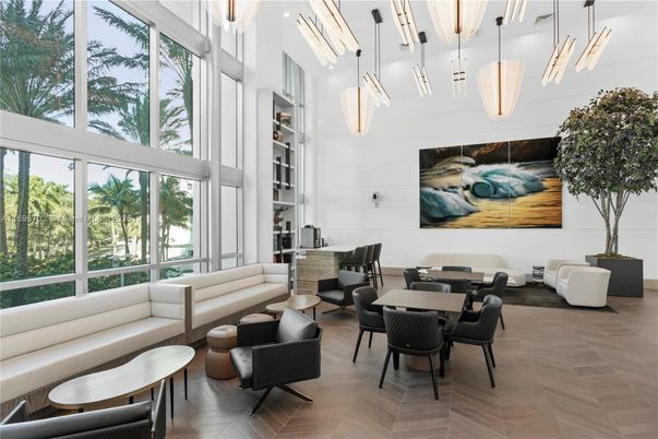 Dining room, Interior, Living room, Pendant Lights, Wood Texture Flooring