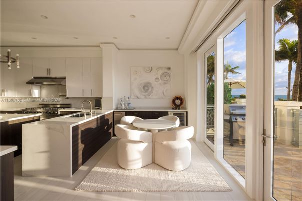 Interior, Kitchen, Recessed Lighting, Stainless Steel Appliances, Water