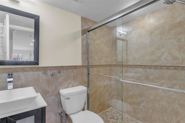 Bathroom, Glass Shower, Interior