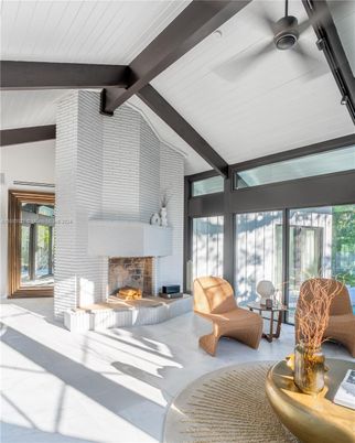 Fireplace, Interior, Living room, Wooden Beams