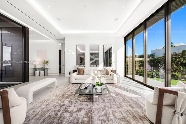 Interior, Living room, Recessed Lighting