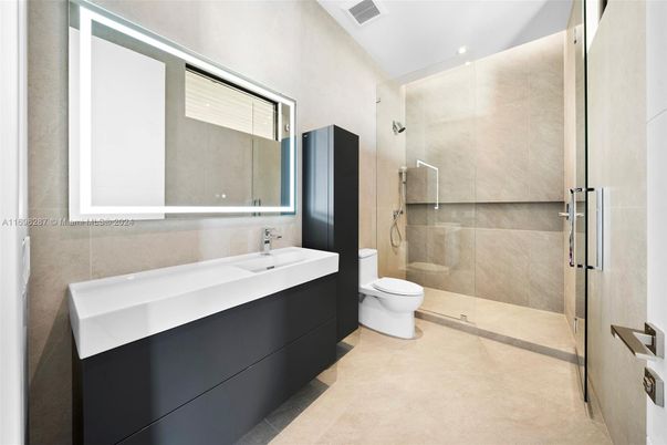Bathroom, Glass Shower, Interior