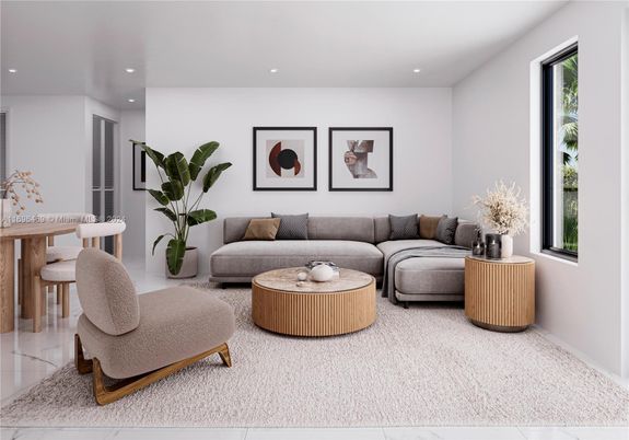 Interior, Living room, Marble, Recessed Lighting