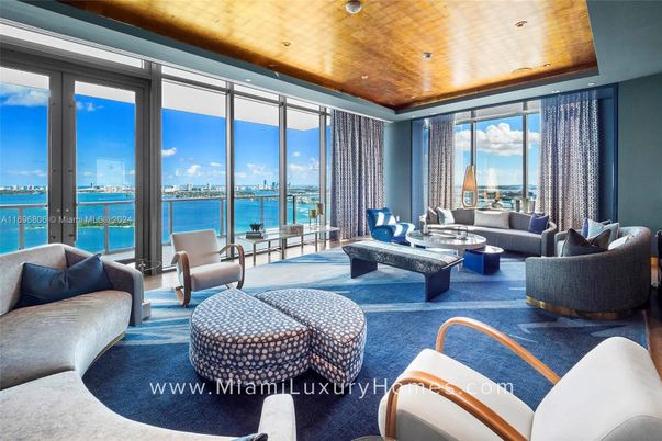 Interior, Living room, Recessed Lighting, Water, Wooden Ceilings