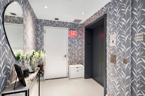 Elevator, Interior, Recessed Lighting