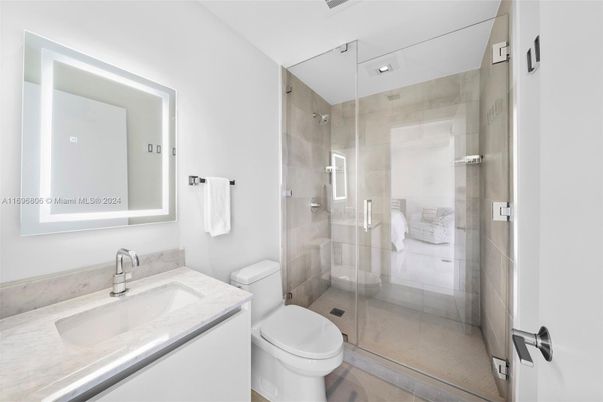 Bathroom, Glass Shower, Interior