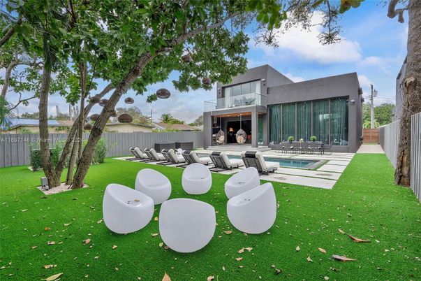 Backyard, Exterior, Fireplace, Pool