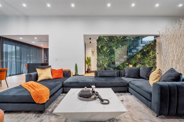 Interior, Living room, Recessed Lighting
