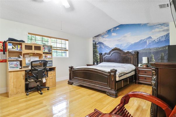 Bedroom, Home Office, Interior, Wood Texture Flooring