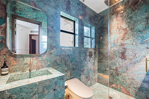 Bathroom, Glass Shower, Interior