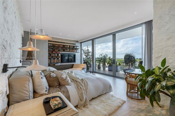Bedroom, Interior, Pendant Lights, Recessed Lighting