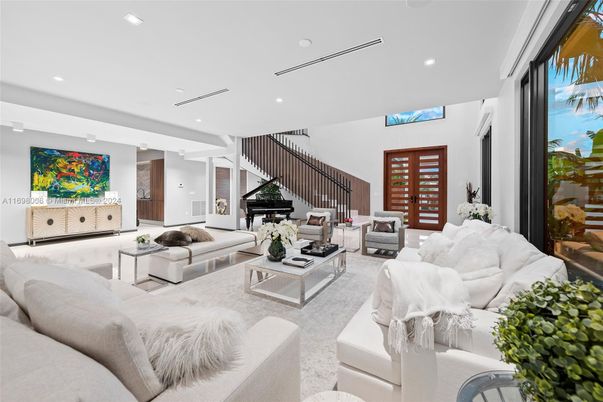 Interior, Living room, Piano, Recessed Lighting