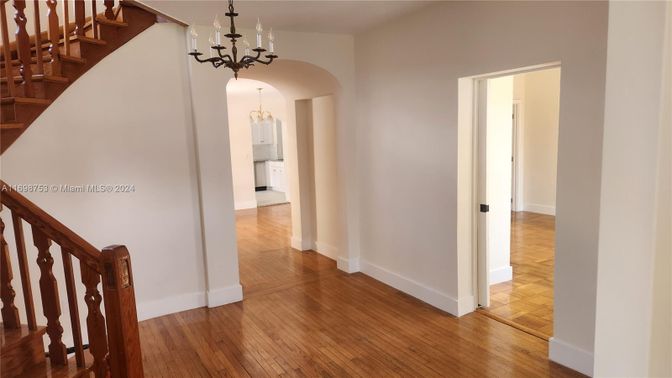 Chandelier, Interior, Wood Texture Flooring