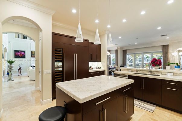 Interior, Kitchen, Pendant Lights, Recessed Lighting