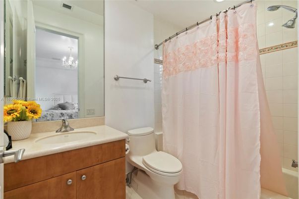 Bathroom, Chandelier, Interior