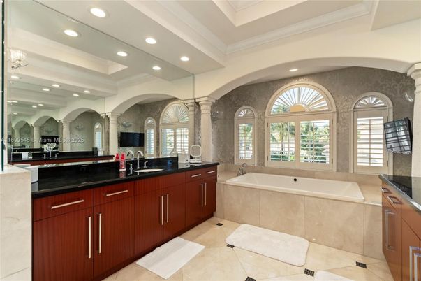 Bathroom, Chandelier, Interior, Recessed Lighting