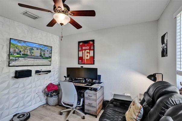 Home Office, Interior, Wood Texture Flooring