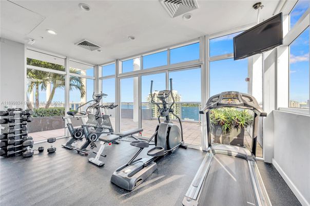 Fitness Equipment, Gym, Interior, Recessed Lighting
