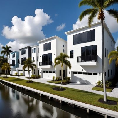 Attached, Exterior, Facade, Modern