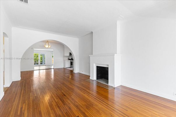 Empty room, Fireplace, Interior, Wood Texture Flooring