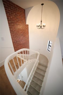 Chandelier, Interior, Stone Walls, Wood Texture Flooring