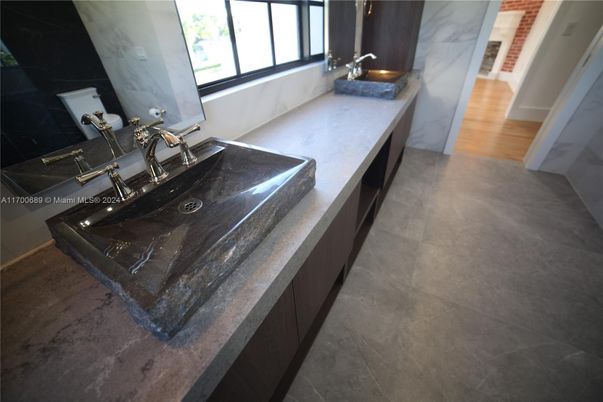 Bathroom, Interior, Marble Walls