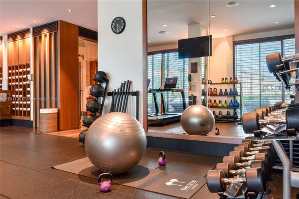 Fitness Equipment, Interior, Recessed Lighting