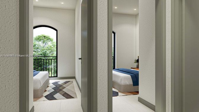 Bedroom, Interior, Recessed Lighting