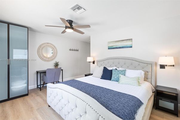 Bedroom, Interior, Wood Texture Flooring